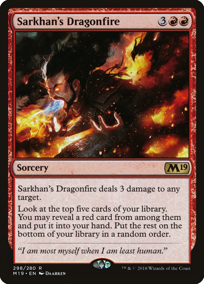 Sarkhan's Dragonfire [Core Set 2019] | Shuffle n Cut Hobbies & Games