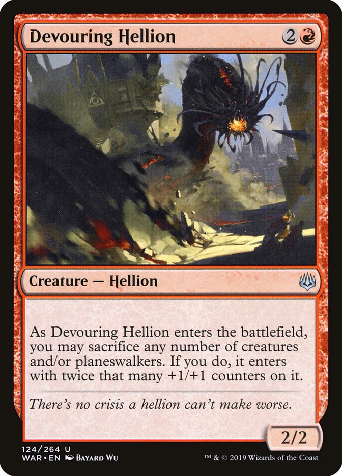 Devouring Hellion [War of the Spark] | Shuffle n Cut Hobbies & Games