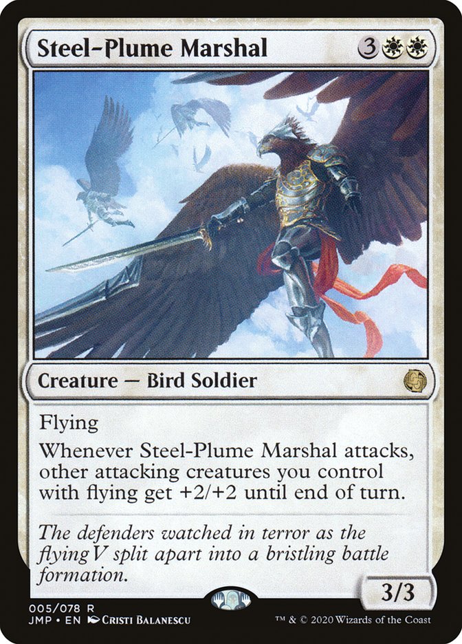 Steel-Plume Marshal [Jumpstart] | Shuffle n Cut Hobbies & Games
