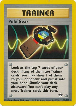 PokeGear (88/111) [Neo Genesis Unlimited] | Shuffle n Cut Hobbies & Games