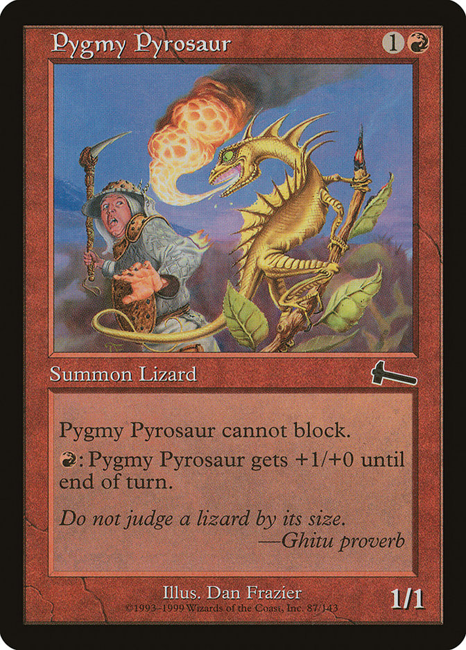 Pygmy Pyrosaur [Urza's Legacy] | Shuffle n Cut Hobbies & Games