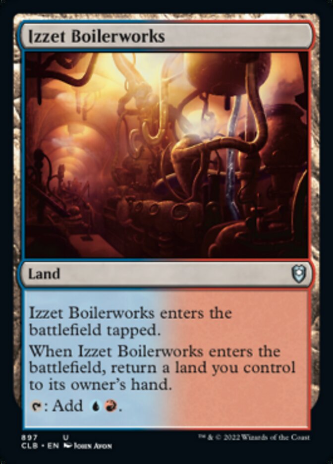 Izzet Boilerworks [Commander Legends: Battle for Baldur's Gate] | Shuffle n Cut Hobbies & Games