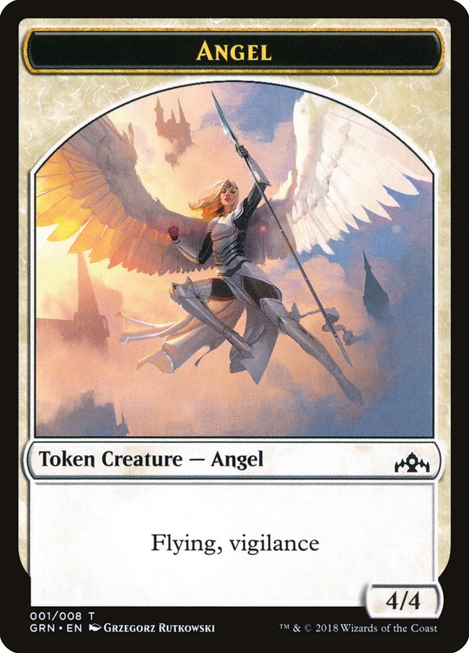 Angel Token [Guilds of Ravnica Tokens] | Shuffle n Cut Hobbies & Games