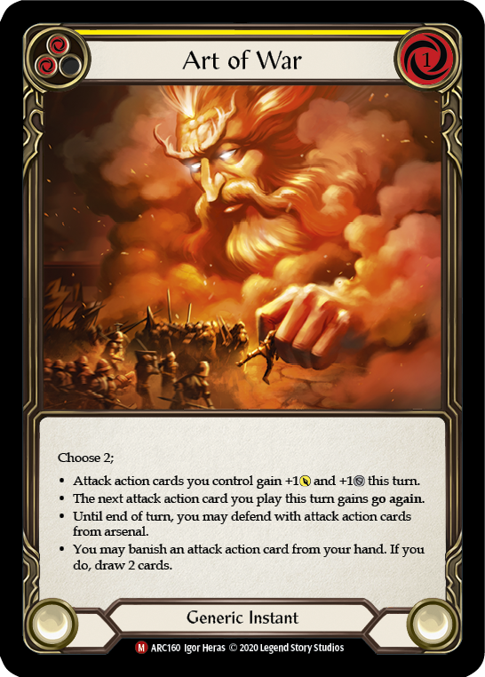 Art of War [ARC160] Unlimited Edition Rainbow Foil | Shuffle n Cut Hobbies & Games