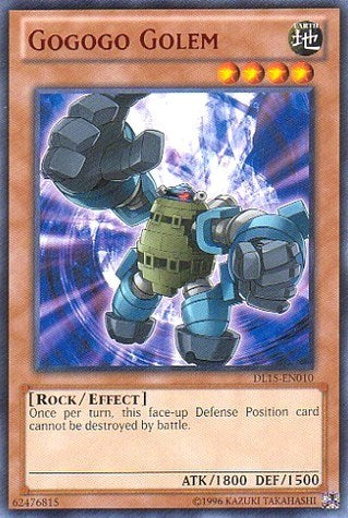 Gogogo Golem (Red) [DL15-EN010] Rare | Shuffle n Cut Hobbies & Games