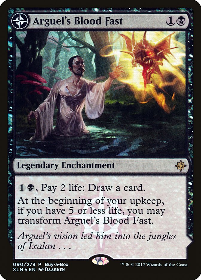 Arguel's Blood Fast // Temple of Aclazotz (Buy-A-Box) [Ixalan Treasure Chest] | Shuffle n Cut Hobbies & Games