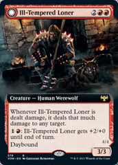 Ill-Tempered Loner // Howlpack Avenger (Extended Art) [Innistrad: Crimson Vow] | Shuffle n Cut Hobbies & Games