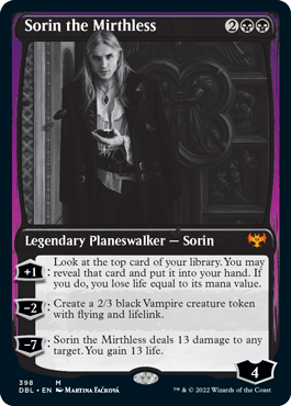 Sorin the Mirthless [Innistrad: Double Feature] | Shuffle n Cut Hobbies & Games