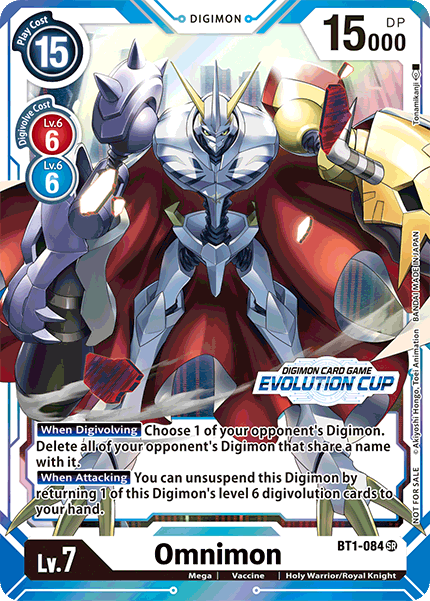 Omnimon [BT1-084] (Evolution Cup) [Release Special Booster Ver.1.0 Promos] | Shuffle n Cut Hobbies & Games