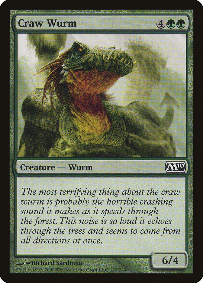 Craw Wurm [Magic 2010] | Shuffle n Cut Hobbies & Games