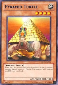 Pyramid Turtle (Blue) [DL11-EN008] Rare | Shuffle n Cut Hobbies & Games