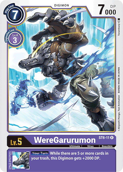 WereGarurumon [ST6-11] [Starter Deck: Venomous Violet] | Shuffle n Cut Hobbies & Games