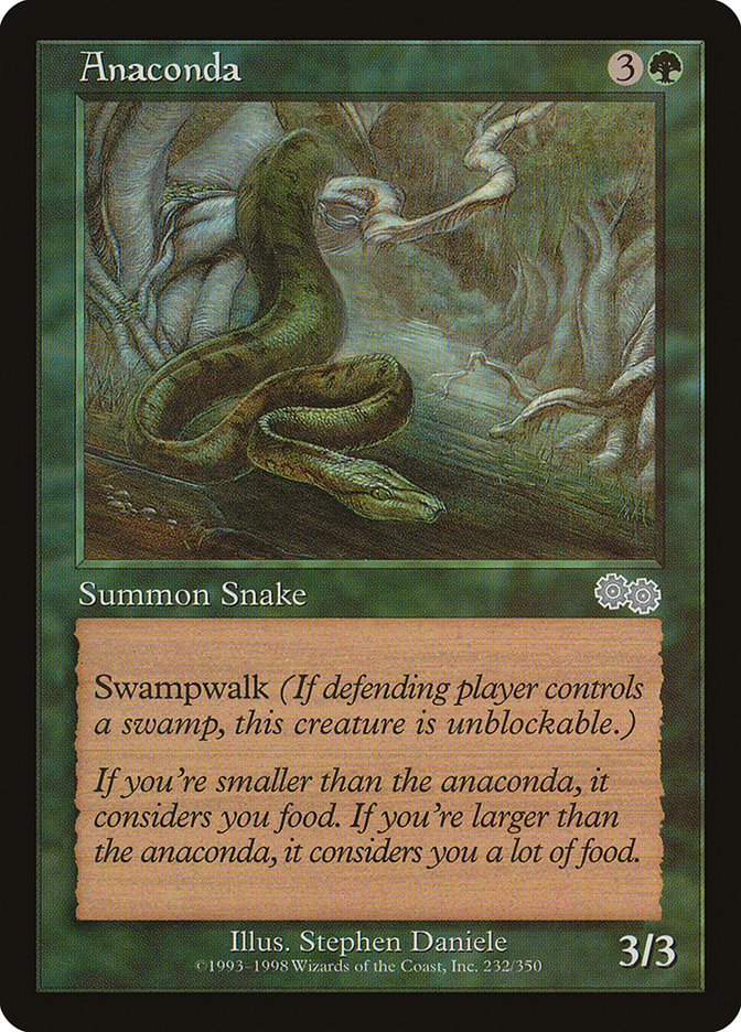 Anaconda [Urza's Saga] | Shuffle n Cut Hobbies & Games