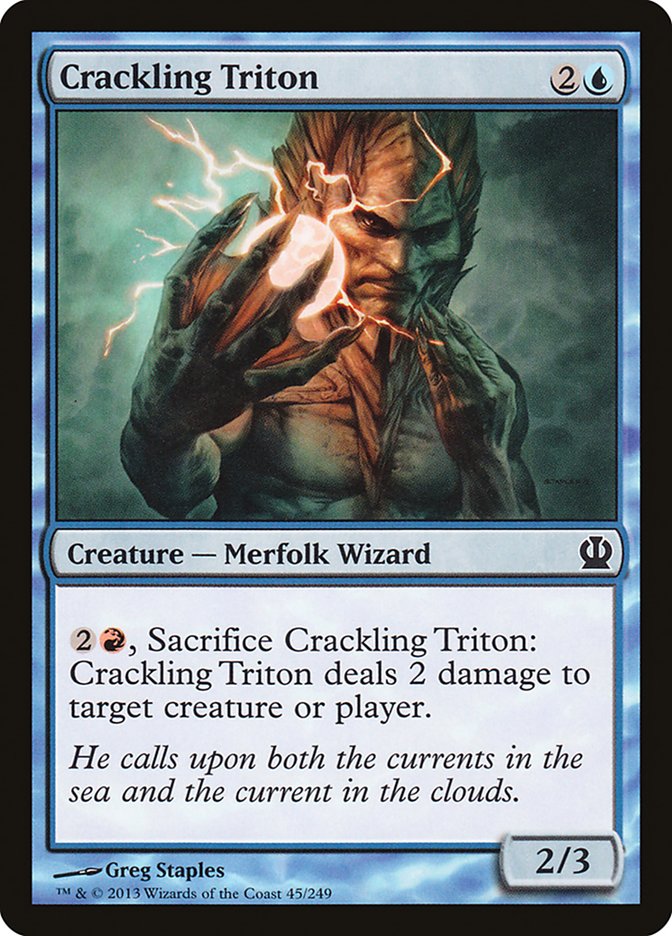 Crackling Triton [Theros] | Shuffle n Cut Hobbies & Games