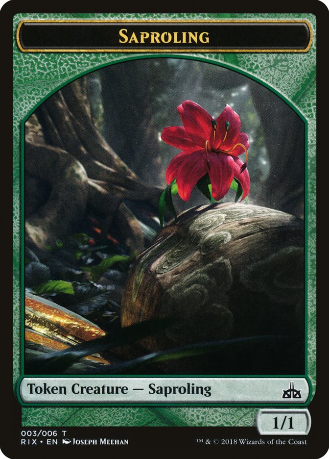 Saproling Token [Rivals of Ixalan Tokens] | Shuffle n Cut Hobbies & Games