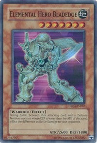 Elemental Hero Bladedge [DR04-EN067] Super Rare | Shuffle n Cut Hobbies & Games