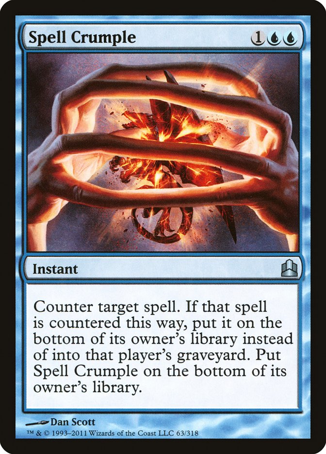 Spell Crumple [Commander 2011] | Shuffle n Cut Hobbies & Games