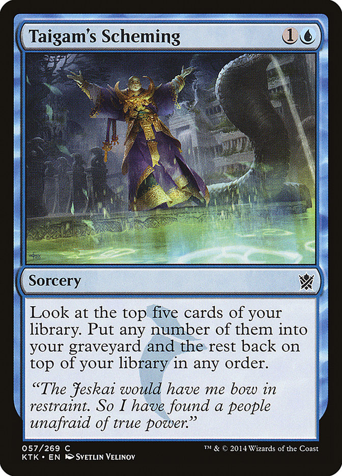 Taigam's Scheming [Khans of Tarkir] | Shuffle n Cut Hobbies & Games