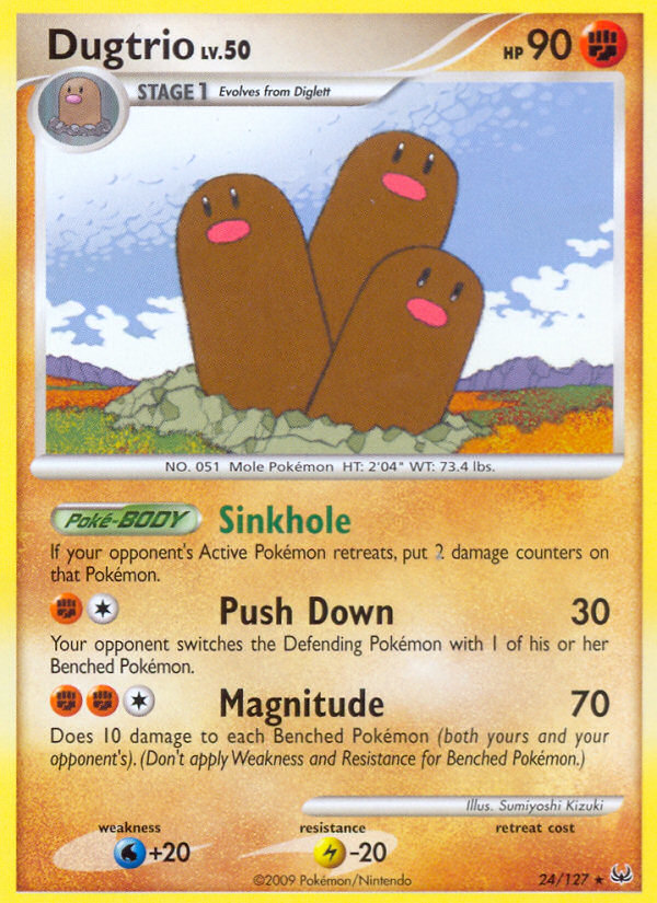 Dugtrio (24/127) [Platinum: Base Set] | Shuffle n Cut Hobbies & Games