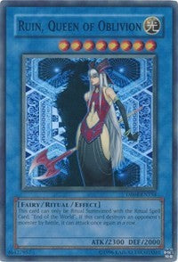 Ruin, Queen of Oblivion [DR04-EN154] Super Rare | Shuffle n Cut Hobbies & Games