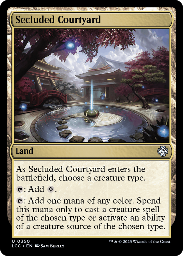 Secluded Courtyard [The Lost Caverns of Ixalan Commander] | Shuffle n Cut Hobbies & Games