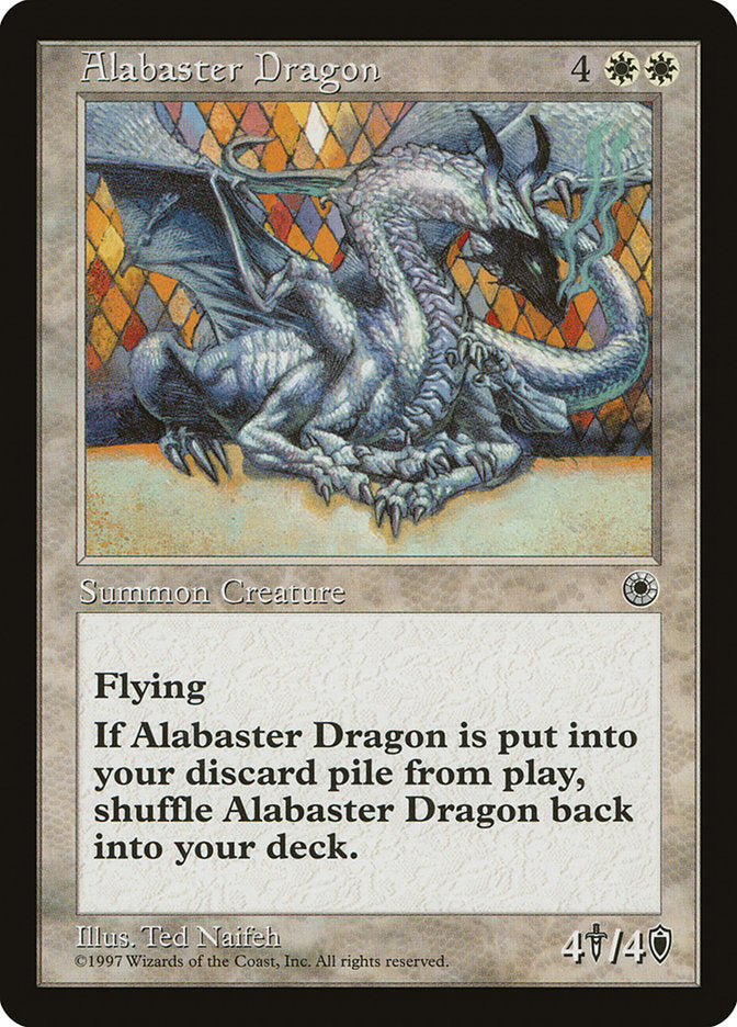 Alabaster Dragon [Portal] | Shuffle n Cut Hobbies & Games