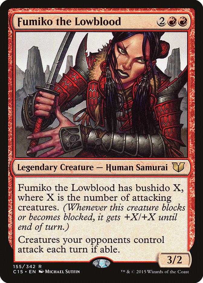 Fumiko the Lowblood [Commander 2015] | Shuffle n Cut Hobbies & Games