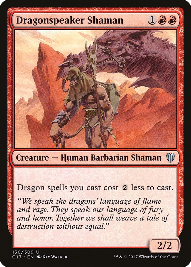 Dragonspeaker Shaman [Commander 2017] | Shuffle n Cut Hobbies & Games