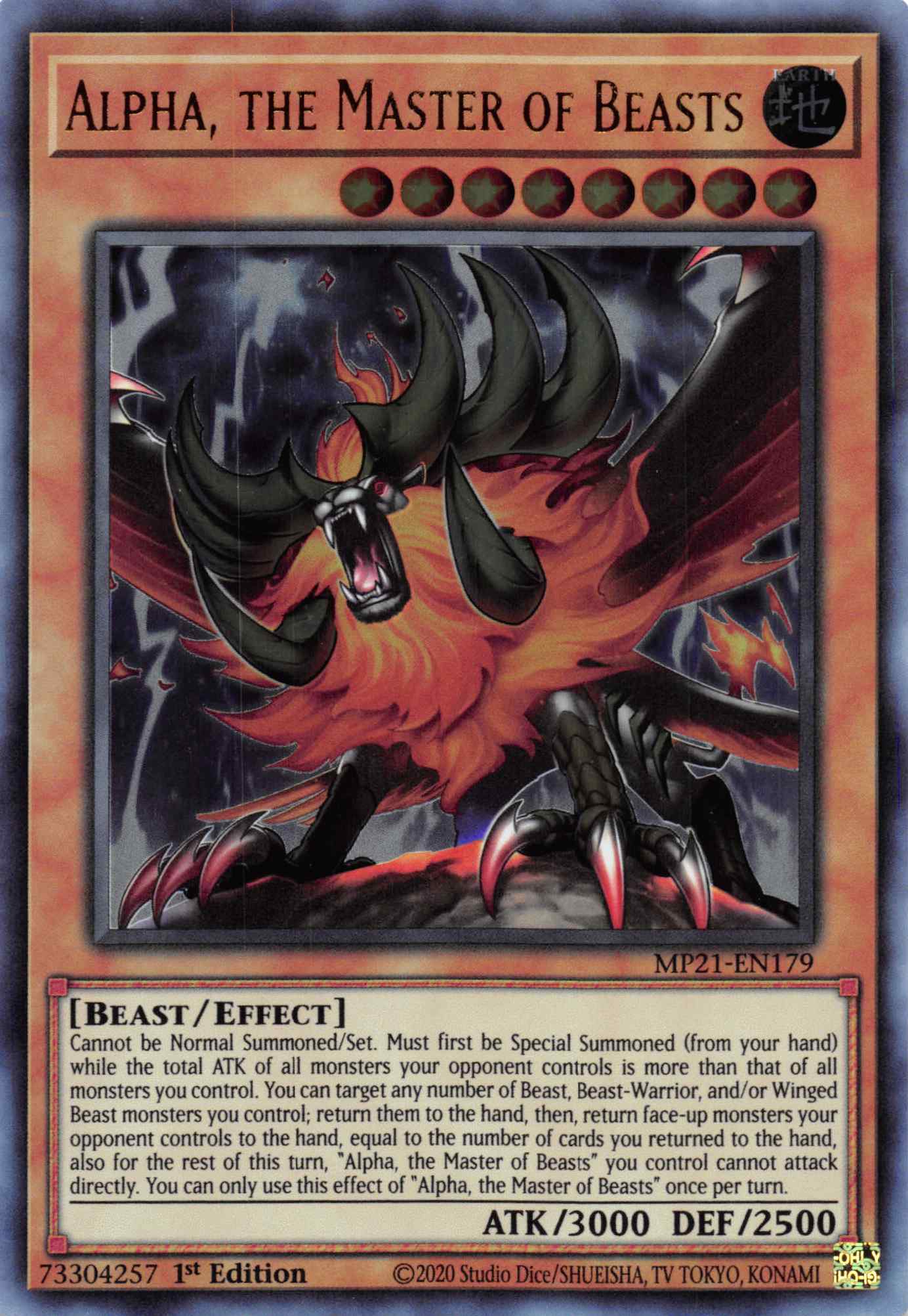 Alpha, the Master of Beasts [MP21-EN179] Ultra Rare | Shuffle n Cut Hobbies & Games