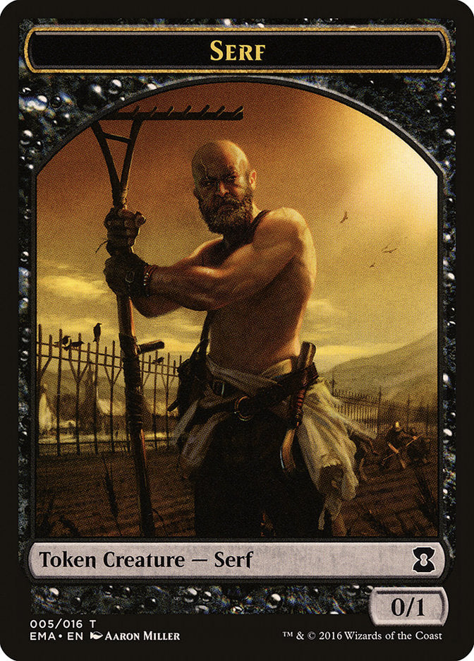 Serf Token [Eternal Masters Tokens] | Shuffle n Cut Hobbies & Games