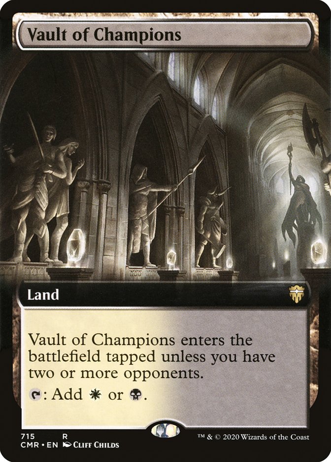 Vault of Champions (Extended Art) [Commander Legends] | Shuffle n Cut Hobbies & Games