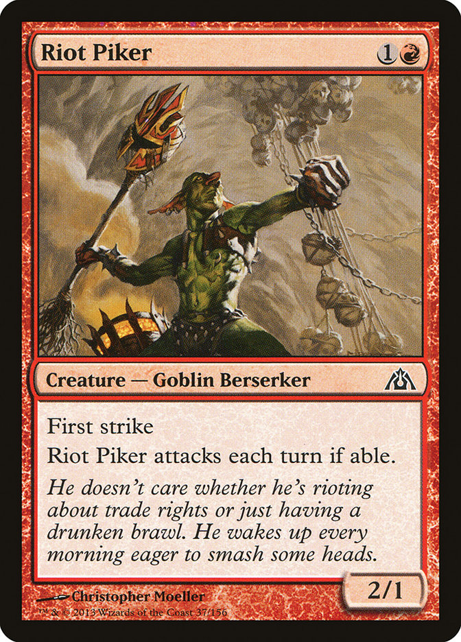 Riot Piker [Dragon's Maze] | Shuffle n Cut Hobbies & Games