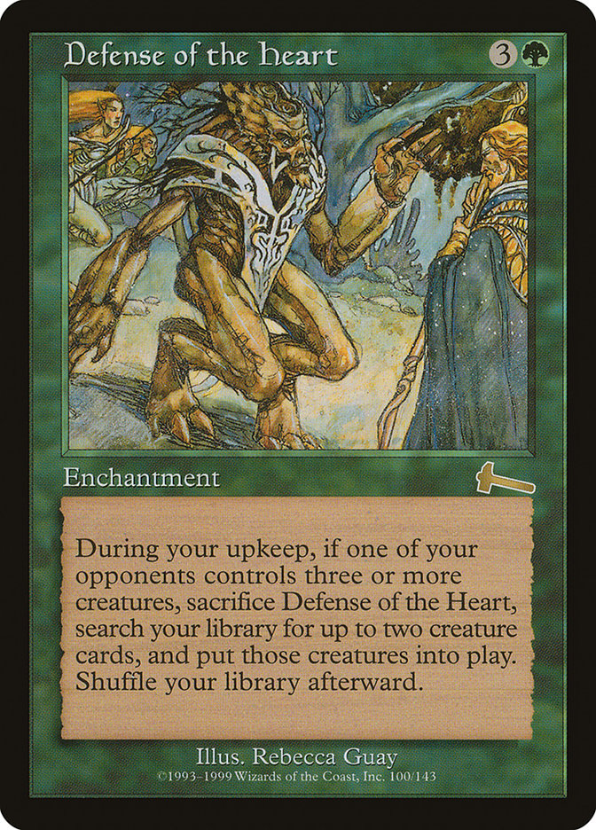 Defense of the Heart [Urza's Legacy] | Shuffle n Cut Hobbies & Games