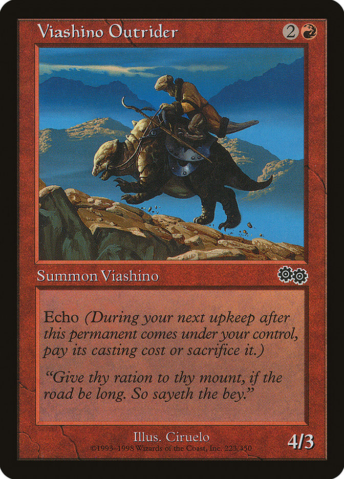 Viashino Outrider [Urza's Saga] | Shuffle n Cut Hobbies & Games