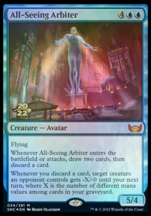 All-Seeing Arbiter [Streets of New Capenna Prerelease Promos] | Shuffle n Cut Hobbies & Games