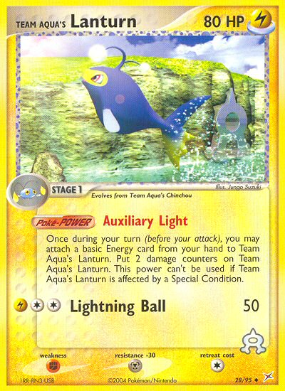 Team Aqua's Lanturn (28/95) [EX: Team Magma vs Team Aqua] | Shuffle n Cut Hobbies & Games