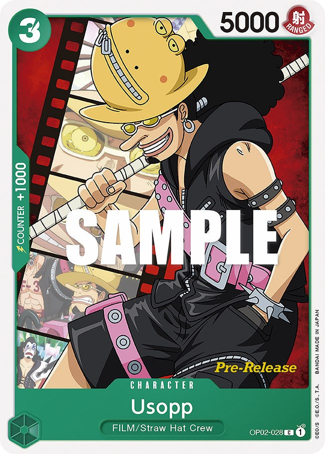 Usopp [Paramount War Pre-Release Cards] | Shuffle n Cut Hobbies & Games