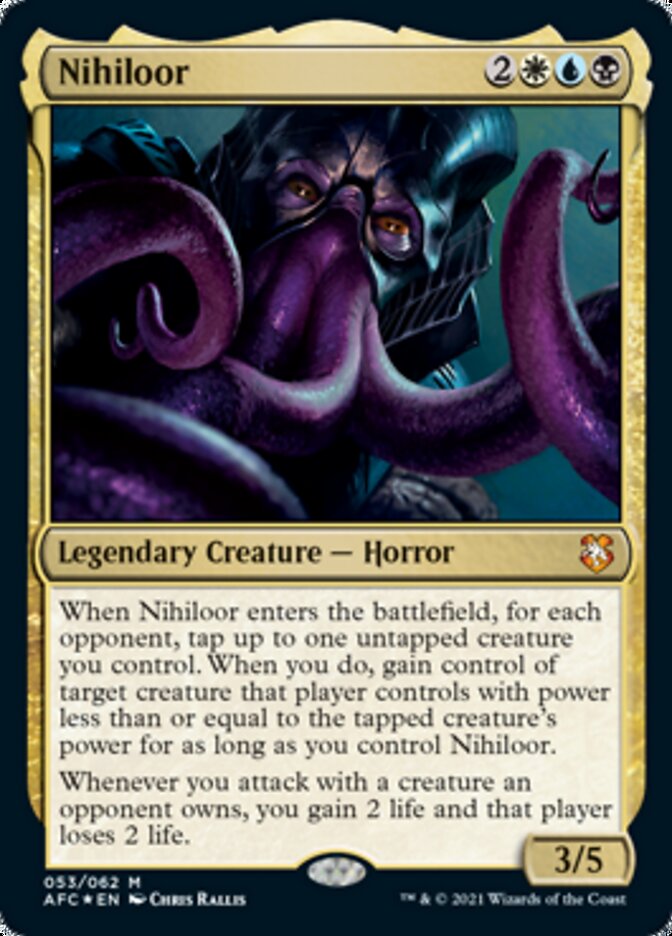 Nihiloor [Dungeons & Dragons: Adventures in the Forgotten Realms Commander] | Shuffle n Cut Hobbies & Games