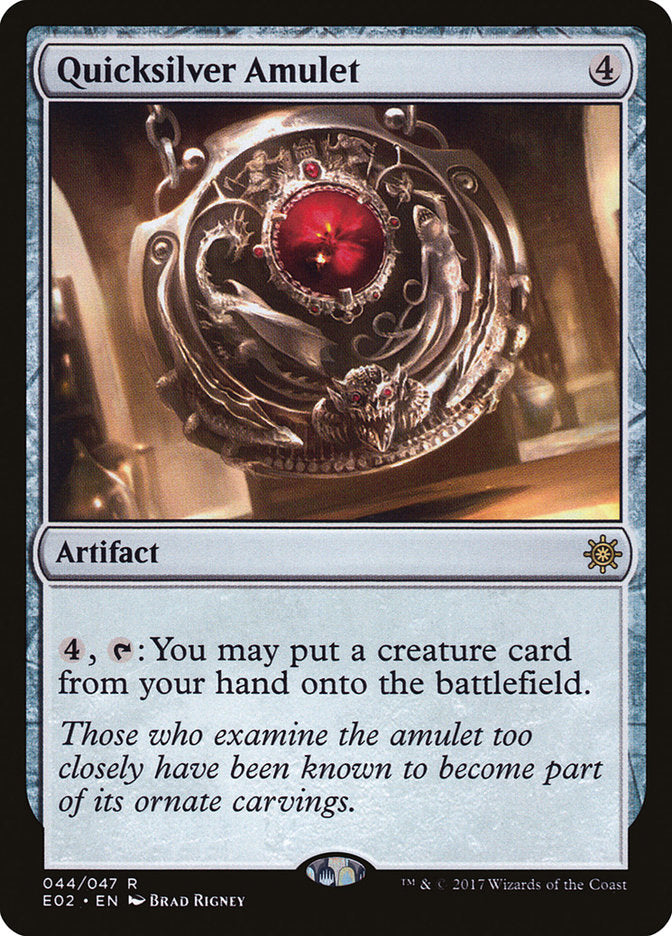 Quicksilver Amulet [Explorers of Ixalan] | Shuffle n Cut Hobbies & Games