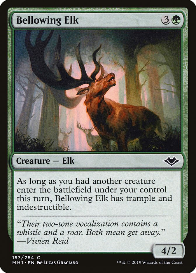 Bellowing Elk [Modern Horizons] | Shuffle n Cut Hobbies & Games