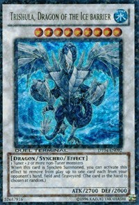 Trishula, Dragon of the Ice Barrier [DT04-EN092] Ultra Rare | Shuffle n Cut Hobbies & Games