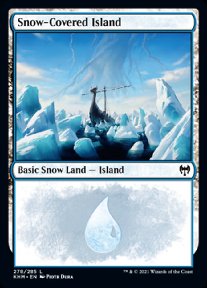 Snow-Covered Island (278) [Kaldheim] | Shuffle n Cut Hobbies & Games