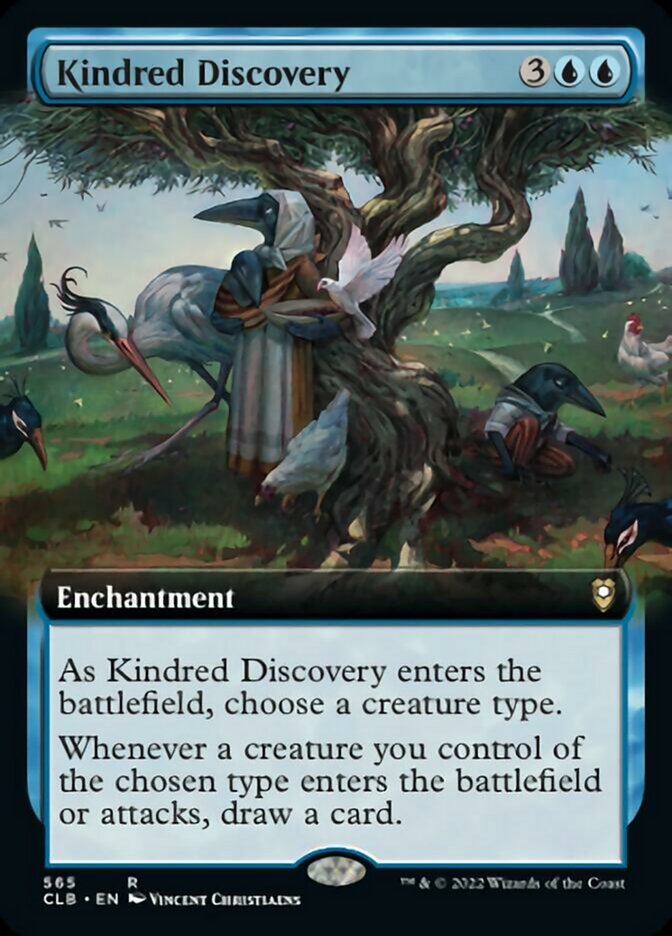 Kindred Discovery (Extended Art) [Commander Legends: Battle for Baldur's Gate] | Shuffle n Cut Hobbies & Games
