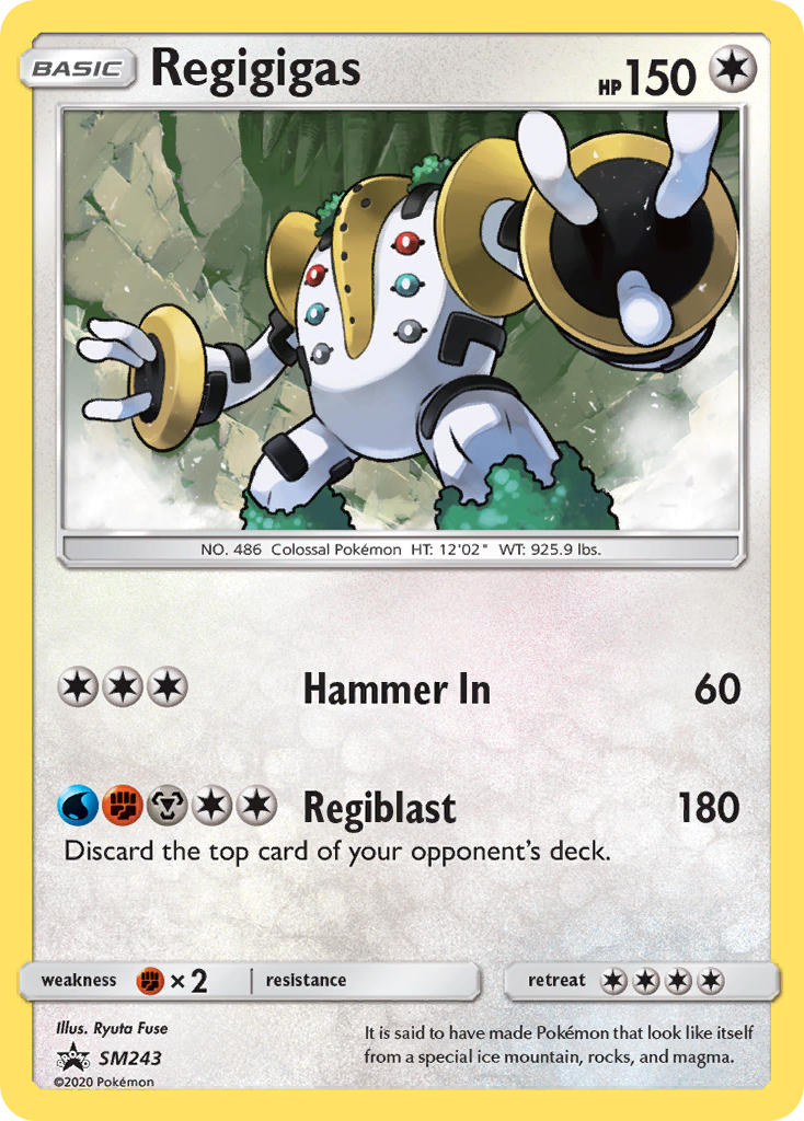 Regigigas (SM243) [Sun & Moon: Black Star Promos] | Shuffle n Cut Hobbies & Games
