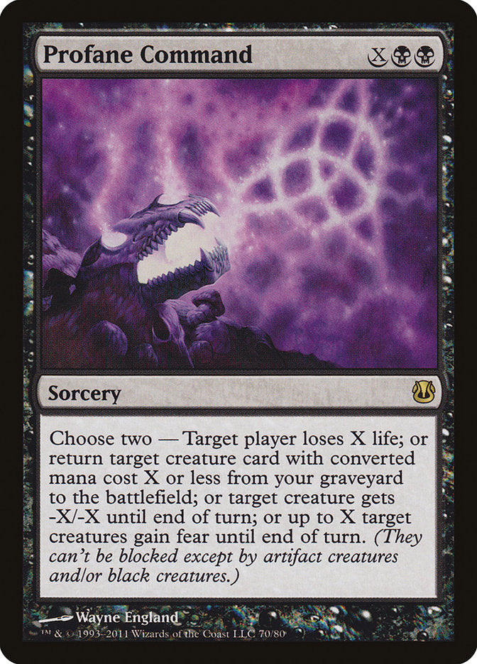 Profane Command [Duel Decks: Ajani vs. Nicol Bolas] | Shuffle n Cut Hobbies & Games