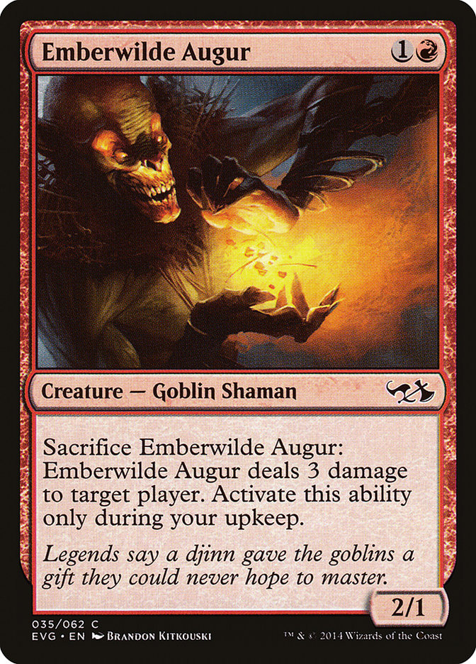 Emberwilde Augur (Elves vs. Goblins) [Duel Decks Anthology] | Shuffle n Cut Hobbies & Games