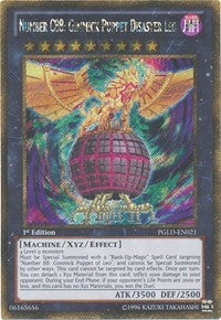 Number C88: Gimmick Puppet Disaster Leo [PGLD-EN021] Gold Secret Rare | Shuffle n Cut Hobbies & Games