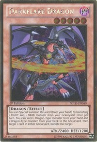 Darkflare Dragon [PGLD-EN040] Gold Rare | Shuffle n Cut Hobbies & Games