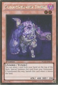 Plaguespreader Zombie [PGLD-EN074] Gold Rare | Shuffle n Cut Hobbies & Games