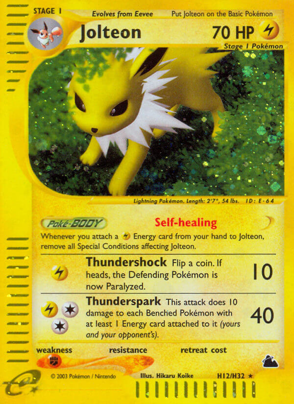 Jolteon (H12/H32) [Skyridge] | Shuffle n Cut Hobbies & Games